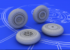 Eduard 672007 MiG-15 wheels 1/72 (EDUARD)